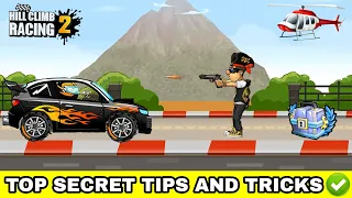 HILL CLIMB RACING 2 : TOP SECRET TIPS AND TRICKS ✅  || KARTHIK HCR 2 💞