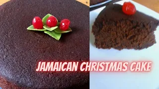 JAMAICAN CHRISTMAS FRUIT CAKE/ RUM  CAKE #BLACKCAKE (reupload)