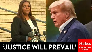 BREAKING NEWS: New York AG Letitia James Rips Trump On Courthouse Steps Before NYC Trial Begins