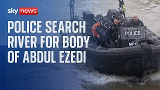 Police search River Thames for body of Clapham chemical attack suspect Abdul Ezedi