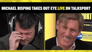 Former UFC champion Michael Bisping takes out his eye LIVE on talkSPORT leaving Simon Jordan stunned