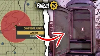 Fallout 76 | Can You Survive a Nuke Explosion Inside the Portable Toilet?