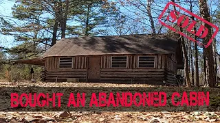 ABANDONED CABIN  | homesteading | off grid living | cabin build | cabin | off grid cabin | tractor