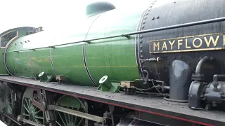 61306 Mayflower Steam Locomotive In Perth Perthshire Scotland