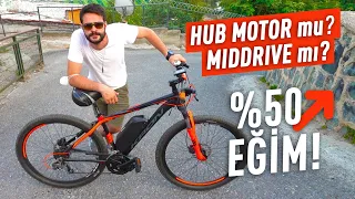 Elektrikli Bisiklet Yokuş Testi: Hub Motor Mu Middrive Motor Mu?