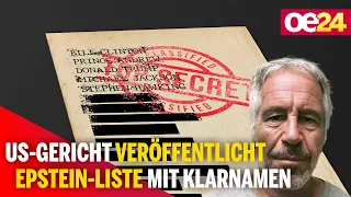 US-Gericht veröffentlicht Epstein-Liste mit Klarnamen