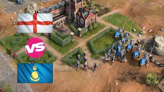 Age Of Empires 4 - Crushing Mongol Empire in Age of Empires IV - English vs Mongols