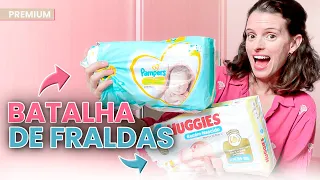 Qual a melhor fralda para o recém-nascido? BATALHA DE FRALDAS!!