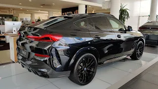 2022 BMW X6 Black Color - Wild Luxury SUV | Exterior and Interior Walkaround