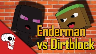 "Enderman VS Dirtblock" Rap Battle by JT Music and Dan Bull