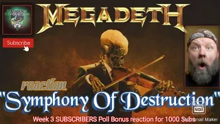 Megadeth - "Symphony Of Destruction" Live (REACTION) @Megadeth @ReactionRevolution