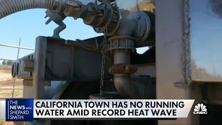 California town has no running water amid record heat wave