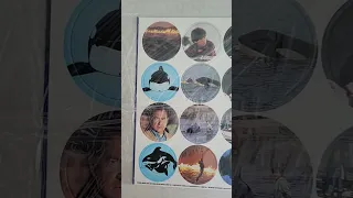 Limited Edition Pogs, Free Willy 2, 16 sealed set, Ozonol #pog #whale #limited