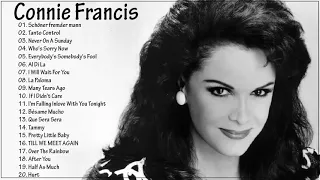 Connie Francis Very Best Songs Playlist ||  Connie Francis Greatest Hits Full Album 2022