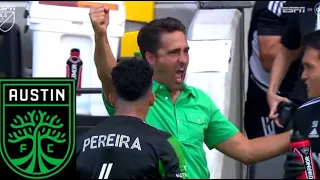 Austin FC vs Real Salt Lake. Sebastián Driuss ties the game in stoppage time.