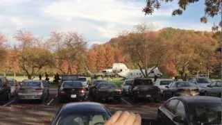 President Obama arrives on campus: Ohio University