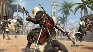 Assassin's Creed 4 Combat , Finishing Moves &  Free Roam