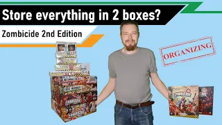 Can all of Zombicide 2nd Edition fit in 2 boxes?