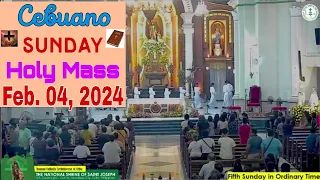 Feb. 04, 2024 Cebuano Sunday Mass (anticipated)@Nat'l. Shrine of St. Joseph (Cebu) || 5th Sunday OT