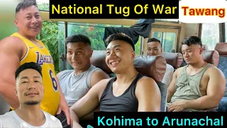 Nagaland Team Traveling to Arunachal, Tawang for National Tug-Of-War Championship ~ ​⁠@Vekutovlogs