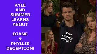 RECAP Nov 2nd 2022 | The Young & The Restless | KYLE & SUMMER LEARNS THE TRUTH ABOUT THEIR MOMS!