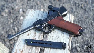 Stoeger Luger, an American made .22LR Luger (with pov)