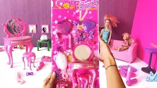 Barbie Bebek Evi Eşyaları Açıyoruz. Barbie Ailesi Chelsea Dila Kent