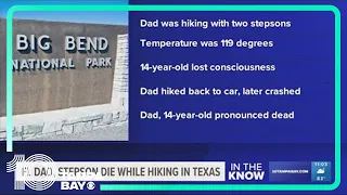 Florida man, 14-year-old stepson die while hiking in Texas, officials say