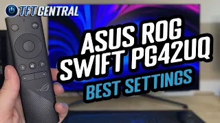 Best Settings Guide - Asus ROG Swift PG42UQ 42" OLED Monitor!