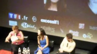 Paul Wesley & Torrey Devitto in Paris for The Welcome To Mystic Falls 2 - Q&A