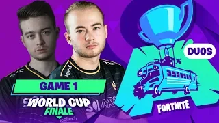 WORLD CUP DUO ► LA WORLD CUP FORTNITE COMMENCE - GAME 1