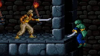 Prince of Persia (Super Nes Mini Classic edition Gameplay) Nintendo Snes famicom - Konami 1992