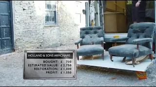 19th century Holland & Sons Armchairs - Salvage Hunters 1703