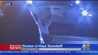 Bizarre 5-Hour Slow-Speed Pursuit Of Stolen U-Haul Winds From Burbank To Hancock Park