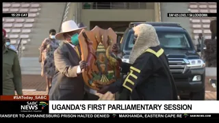 Uganda's parliament holds first session since the inauguration of President Museveni