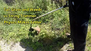 Best way to Use String Trimmer in tall grass and why