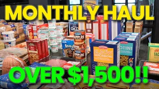 LARGE FAMILY MONTHLY GROCERY HAUL!   OVER $1,500.00 IN GROCERIES!  (Large Family Adoption Life)