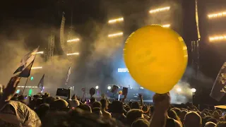 Above & Beyond's screen typing moments (some) from ABGT Weekender 2023 at The Gorge