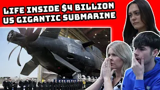 BRITISH FAMILY REACTS | Life Inside $4 Billion US Gigantic Submarine!