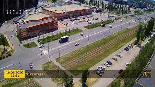 ДТП (авария г. Волжский) ул. Мира - ул. Александрова 16-06-2020 12-51