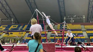 Ragan Smith - beam - podium training DOHA