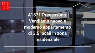 A1871 Pregassona  Vendiamo nuovo e moderno appartamento di 3,5 locali