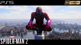 Marvel Spider-Man 2 " Combat and Swinging in S.T.R.I.K.E Suit "