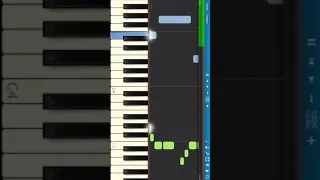 Сергей Лазарев - Lost Without Your Love - Как играть на пианино #shorts #pianotutorial #synthesia