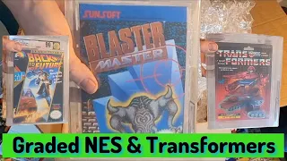 Box Opening Graded AFA / VGA : Sealed Nintendo NES & G1 Transformers & Toxic Crusaders