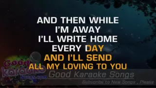 All My Loving -  The Beatles (Lyrics Karaoke) [ goodkaraokesongs.com ]