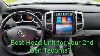 AuCar 2005 to 2015 Tacoma Head Unit Installation and Review!!!