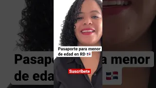 👦🏽Cómo sacar pasaporte para menores de edad en RD 👧🏻🇩🇴