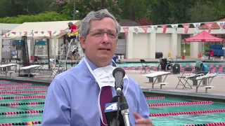 Water Safety Press Conference at the Rose Bowl Aquatics Center