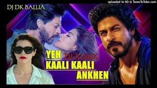 Yeh Kaali Kaali Aankhen | Baazigar | Shahrukh Khan & Kajol |90's Bollywood Dj Rimix 2022 9125882923